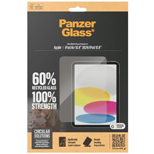 Kup Edzett üveg PanzerGlass Ultra-Wide Fit Apple iPad Air 11" 2024 (6. generációs) Képernyővédelem - PZG616 - {ean13} - Sklep Home Screen
