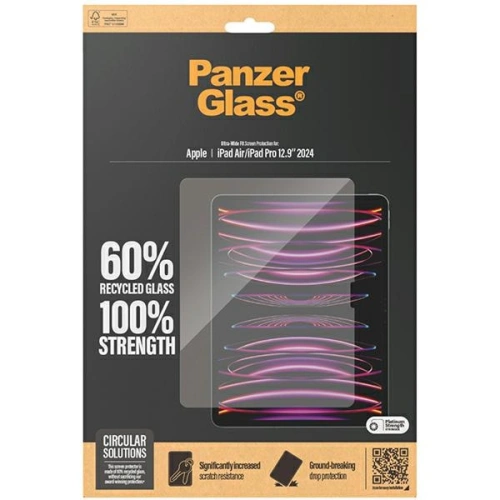 Kup Gehärtetes Glas PanzerGlass Ultra-Wide Fit Apple iPad Air 13" 2024 (6. Generation) / iPad Pro 13" 2024 (7. Generation) Bildschirmschutz - PZG617 - {ean13} - Sklep Home Screen