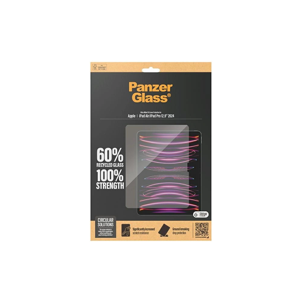 Szkło hartowane PanzerGlass Ultra-Wide Fit Apple iPad Air 13" 2024 (6. generacji) / iPad Pro 13" 2024 (7. generacji) Screen Protection