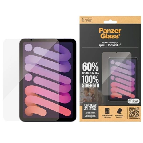 Kup Sticlă securizată PanzerGlass Ultra-Wide Fit Apple iPad mini 8.3" 2021 (a 6-a generație) / iPad mini 8.3" 2024 7gen Protecție pentru ecran - PZG618 - {ean13} - Sklep Home Screen