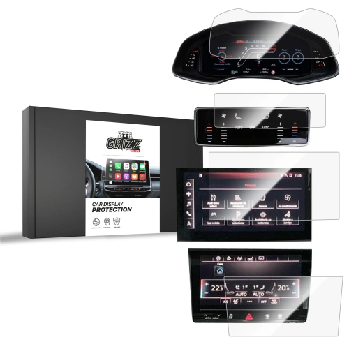 Kup Cserép fólia GrizzGlass CarDisplay védelem Audi Q7 2019-2024-hez [4w1] - GRZ9753 - {ean13} - Sklep Home Screen