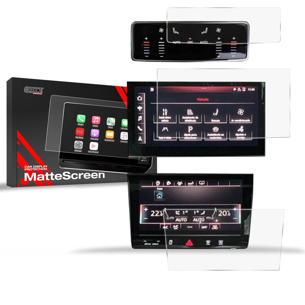 Folia matowa GrizzGlass CarDisplay Protection do Audi Q7 2019-2025 [3w1]
