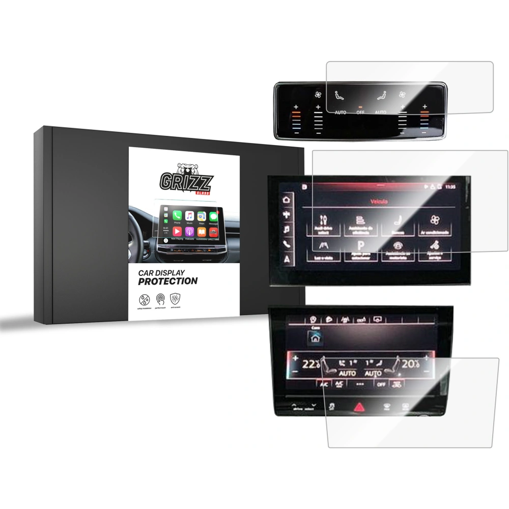 Folia ceramiczna GrizzGlass CarDisplay Protection do Audi Q8 2018-2025 [3w1]
