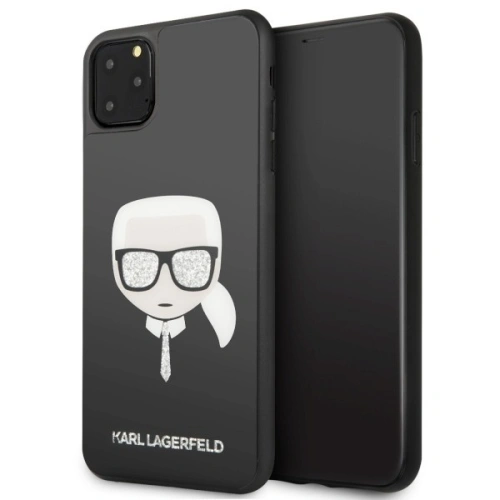 Kup Karl Lagerfeld KLHCN65DLHBK iPhone 11 Pro Max fekete/iconikus csillogó Karl feje - KLD166BLK - {ean13} - Sklep Home Screen