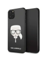 Karl Lagerfeld KLHCN65DLHBK iPhone 11 Pro Max fekete/iconikus csillogó Karl feje