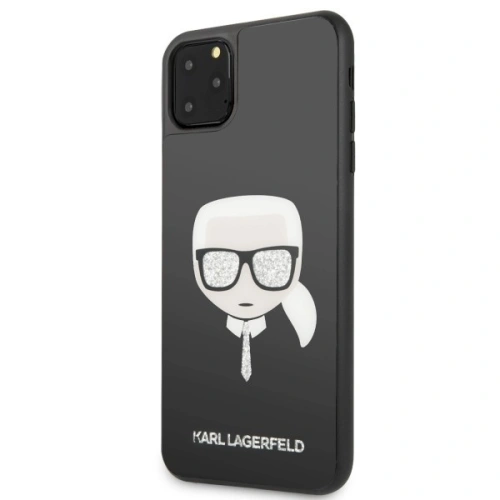 Kup Karl Lagerfeld KLHCN65DLHBK iPhone 11 Pro Max schwarz/schwarz Iconic Glitter Karl`s Head - KLD166BLK - {ean13} - Sklep Home Screen