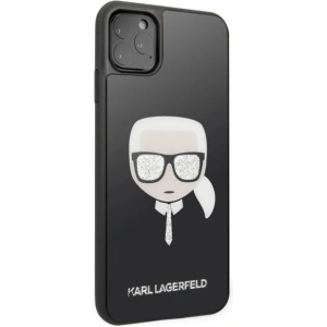 Kup Karl Lagerfeld KLHCN65DLHBK iPhone 11 Pro Max negru/black Iconic Glitter Karl`s Head - KLD166BLK - {ean13} - Sklep Home Screen