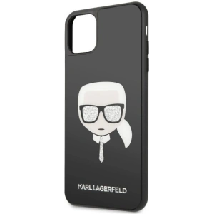 Buy Karl Lagerfeld KLHCN65DLHBK iPhone 11 Pro Max black Iconic Glitter Karl`s Head - KLD166BLK - {ean13} - Home Screen Store Europe