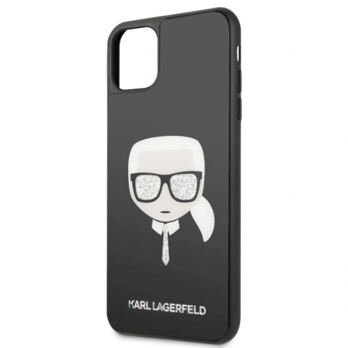 Kup Karl Lagerfeld KLHCN65DLHBK iPhone 11 Pro Max fekete/iconikus csillogó Karl feje - KLD166BLK - {ean13} - Sklep Home Screen