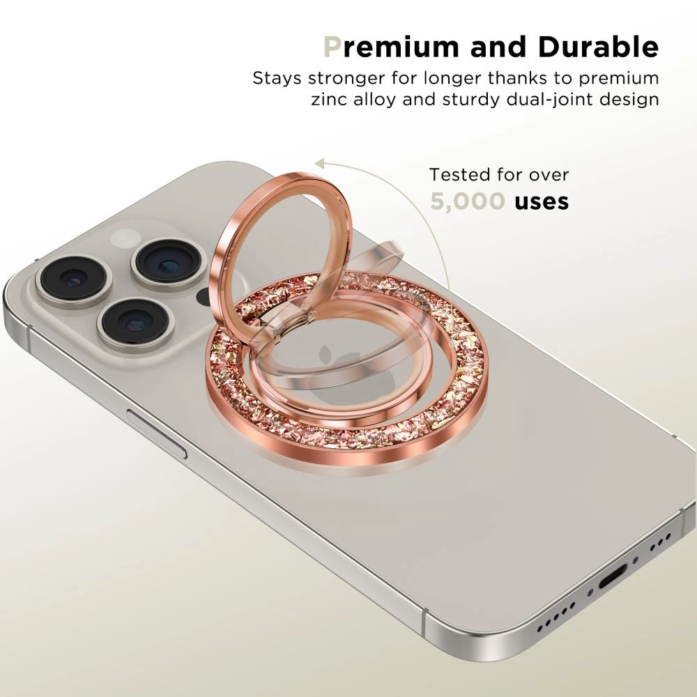 Uchwyt na palec Tech-Protect MMR200 MagSafe Phone Ring Rose Gold