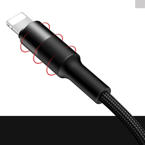 Kup Kabel 3w1 USAMS U5 US-SJ219 USB-A / Lightning / microUSB / USB-C 1,5m 2A černý/black - USA1104 - {ean13} - Sklep Home Screen