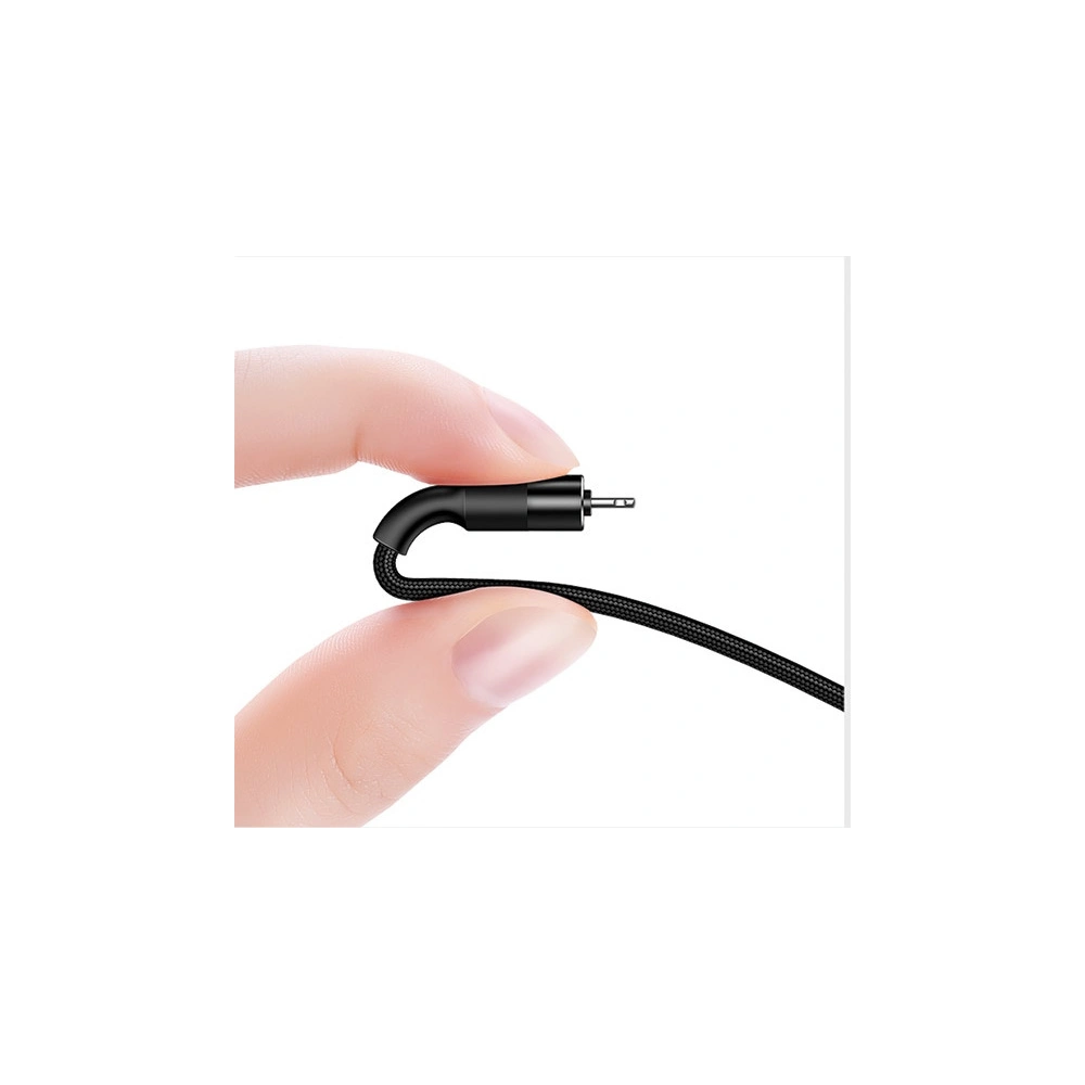 Kabel 3w1 USAMS U5 US-SJ219 USB-A / Lightning / microUSB / USB-C 1,5m 2A czarny/black