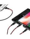 Kup Kabel 3w1 USAMS U5 US-SJ219 USB-A / Lightning / microUSB / USB-C 1,5m 2A černý/black - USA1104 - {ean13} - Sklep Home Screen