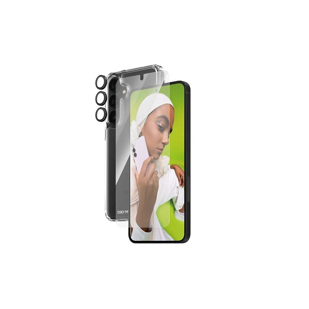 Zestaw PanzerGlass Bundle 3in1 Samsung Galaxy S24 Hardcase + Screen Protector + Camera Lens