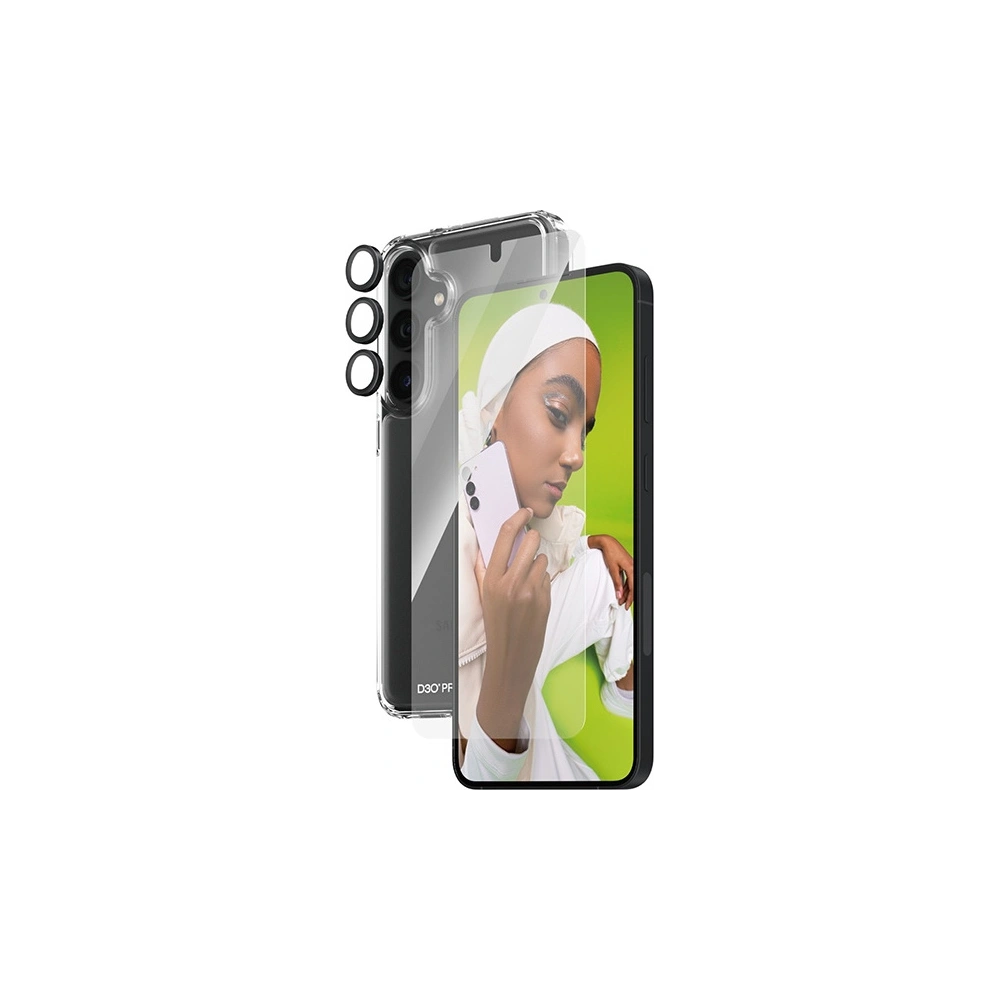 Zestaw PanzerGlass Bundle 3in1 Samsung Galaxy S24+ Plus Hardcase + Screen Protector + Camera Lens