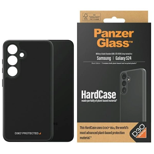 Kup Case PanzerGlass HardCase Samsung Galaxy S24 D3O 3xMilitary grade schwarz/black - PZG624 - {ean13} - Sklep Home Screen