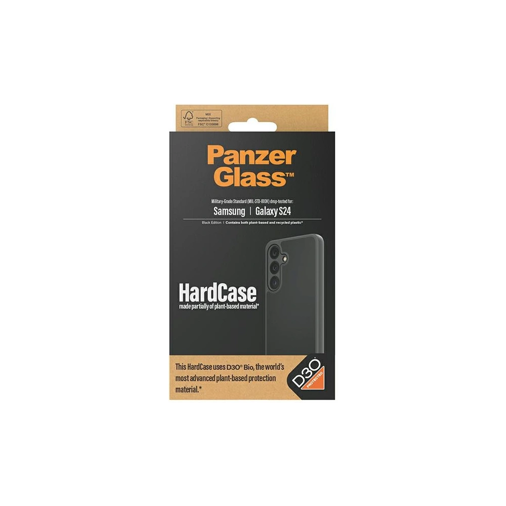 Etui PanzerGlass HardCase Samsung Galaxy S24 D3O 3xMilitary grade czarny/black