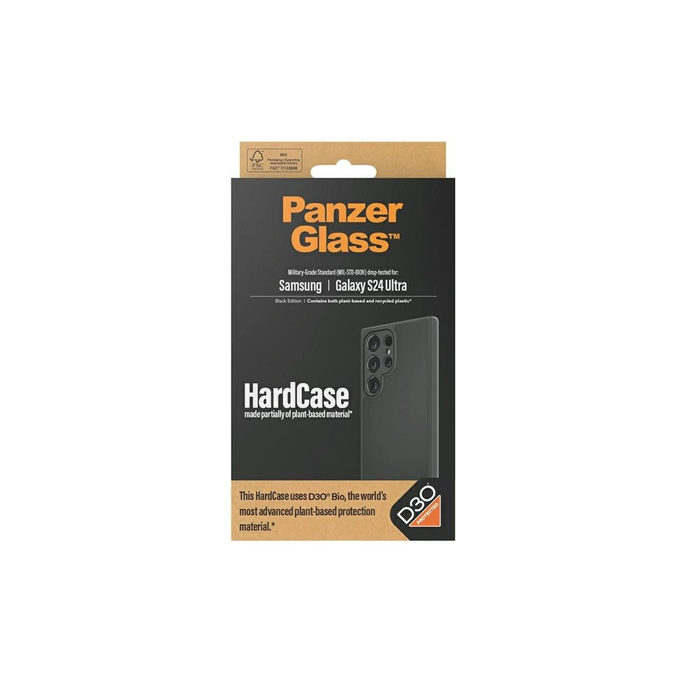 Etui PanzerGlass HardCase Samsung Galaxy S24 Ultra D3O 3xMilitary grade czarny/black