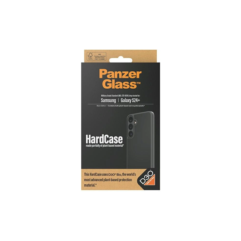 Etui PanzerGlass HardCase Samsung Galaxy S24+ Plus D3O 3xMilitary grade czarny/black
