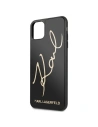 Kup Karl Lagerfeld KLHCN65DLKSBK iPhone 11 Pro Max schwarz/schwarz Hartschalenetui Signature Glitter - KLD167BLK - {ean13} - Sklep Home Screen
