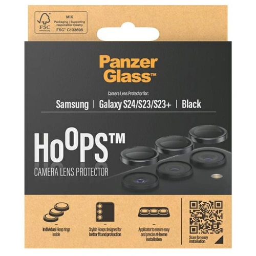 Kup Sticlă pentru obiectivul aparatului PanzerGlass Hoops Camera Samsung Galaxy S24 negru/black - PZG630 - {ean13} - Sklep Home Screen