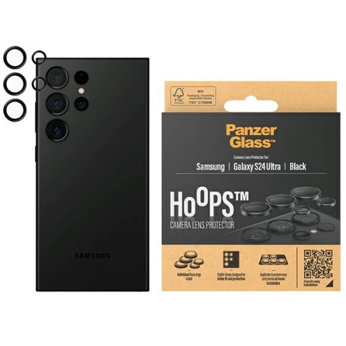 Kup Objektív üveg PanzerGlass Hoops Camera Samsung Galaxy S24 Ultra fekete/black - PZG631 - {ean13} - Sklep Home Screen
