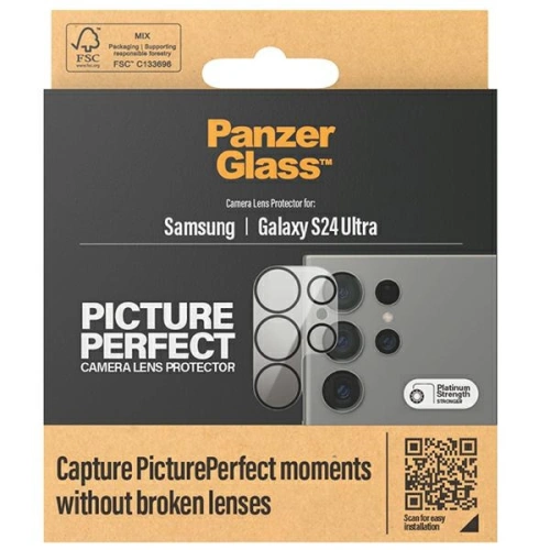 Kup Gehärtetes Glas für die Kameraobjektiv PanzerGlass Picture Perfect Samsung Galaxy S24 Ultra - PZG635 - {ean13} - Sklep Home Screen