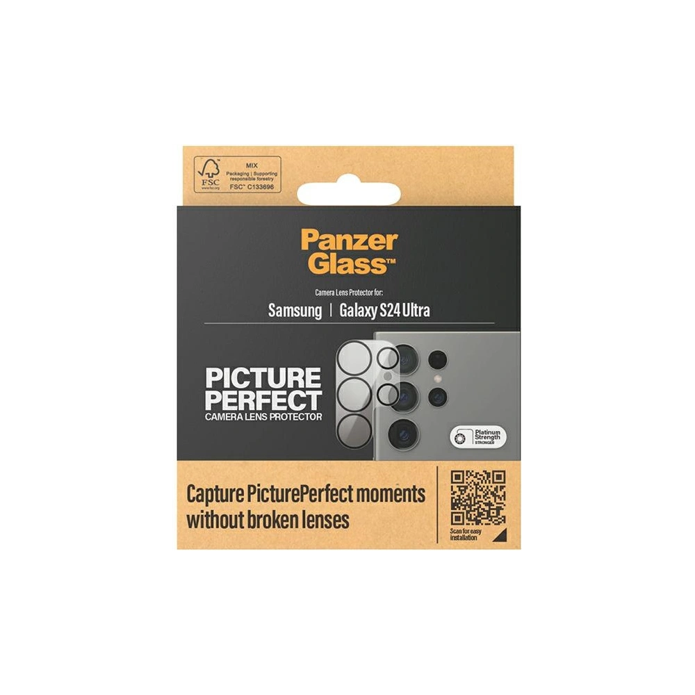 Szkło hartowane na obiektyw aparatu PanzerGlass Picture Perfect Samsung Galaxy S24 Ultra