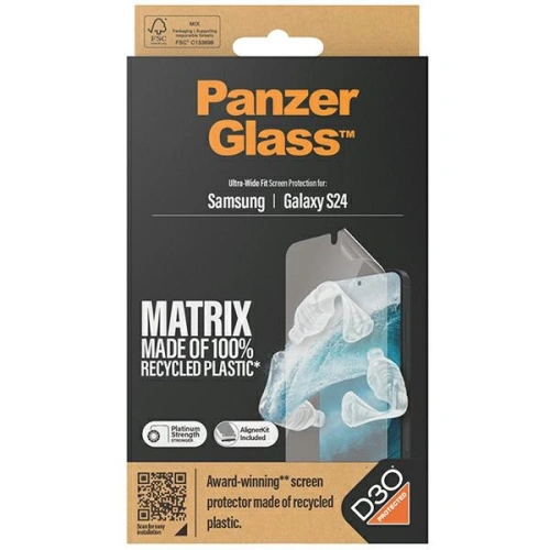 Kup Folia de protecție pentru ecran PanzerGlass Ultra-Wide Fit Samsung Galaxy S24 D3O Matrix Screen Protection - PZG636 - {ean13} - Sklep Home Screen