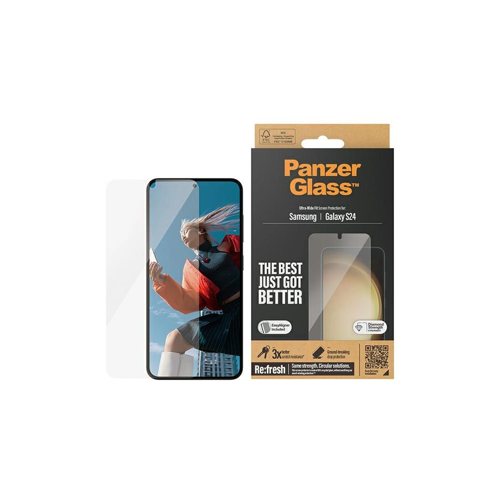 Szkło hartowane PanzerGlass Ultra-Wide Fit Samsung Galaxy S24