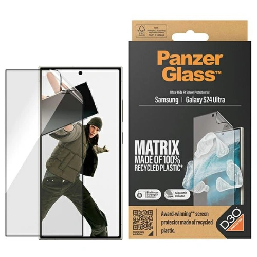 Kup Folia de protecție pentru ecran PanzerGlass Ultra-Wide Fit Samsung Galaxy S24 Ultra D3O Matrix Screen Protection - PZG639 - {ean13} - Sklep Home Screen