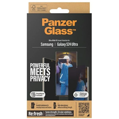 Buy PanzerGlass Ultra-Wide Fit Privacy + EasyAligner Samsung Galaxy S24 Ultra - PZG640 - {ean13} - Home Screen Store Europe
