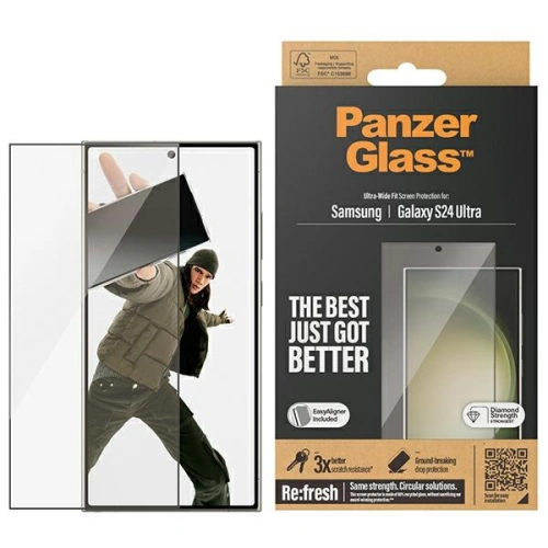 Kup Edzett üveg PanzerGlass Ultra-Wide Fit Samsung Galaxy S24 Ultra - PZG641 - {ean13} - Sklep Home Screen