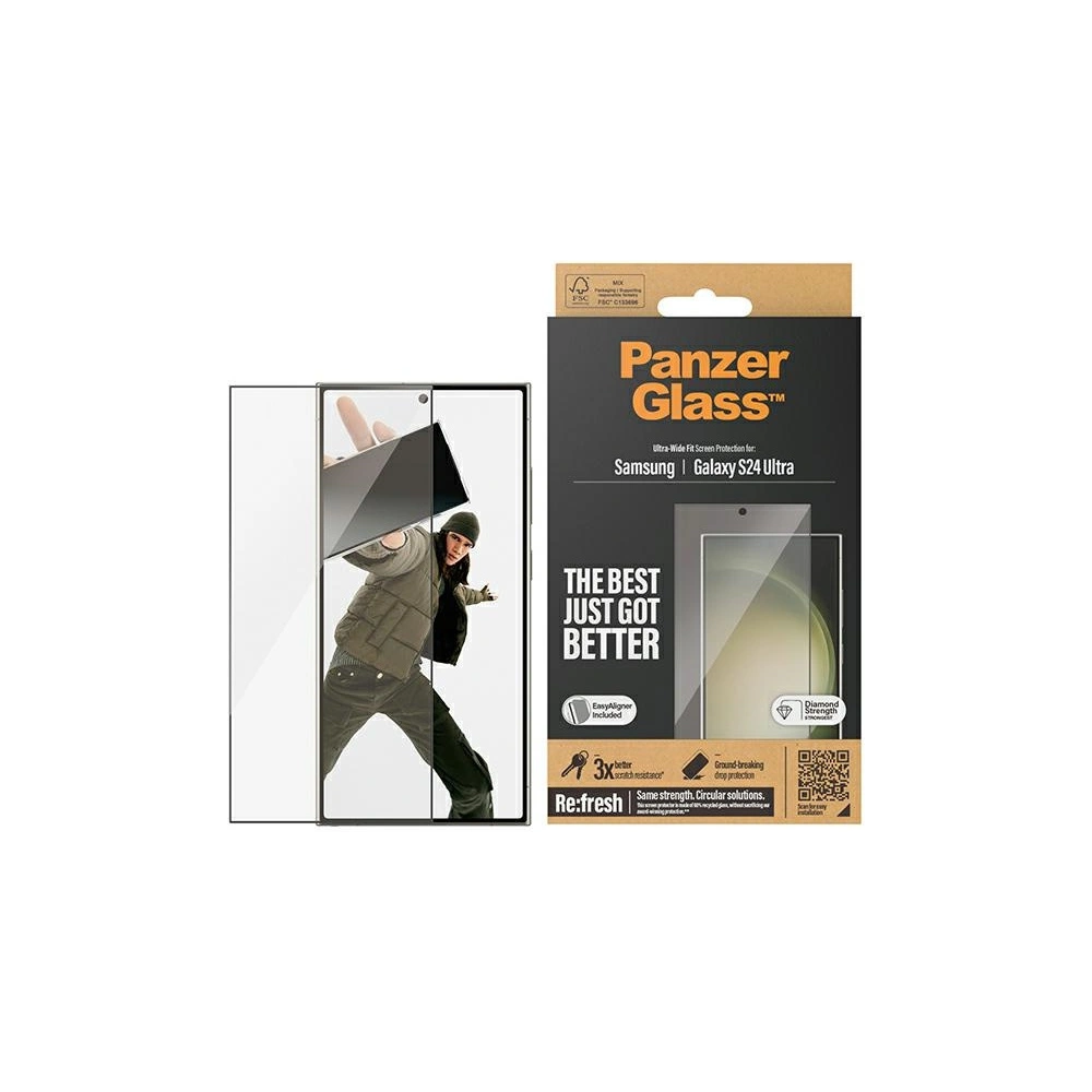 Szkło hartowane PanzerGlass Ultra-Wide Fit Samsung Galaxy S24 Ultra