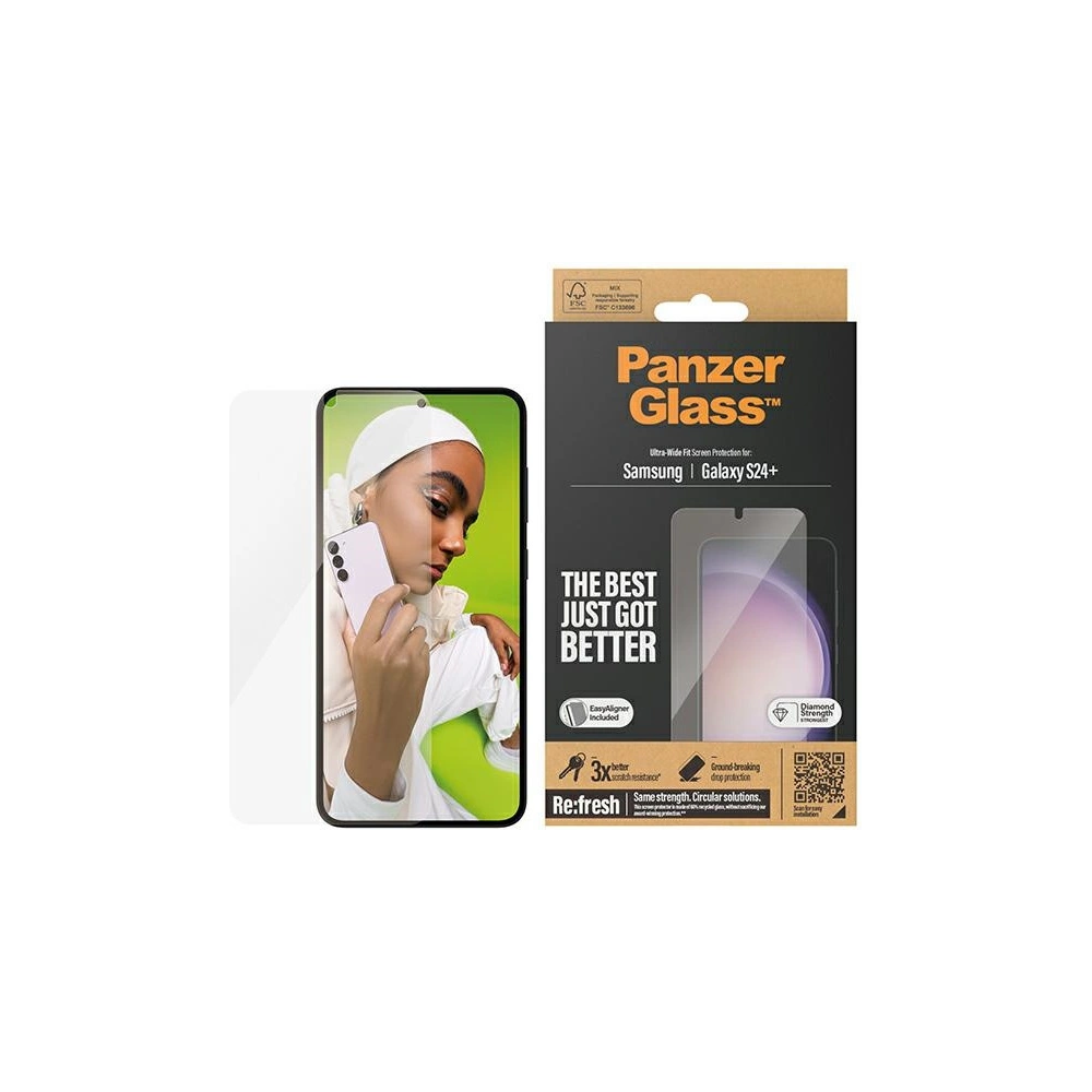 Szkło hartowane PanzerGlass Ultra-Wide Fit Samsung Galaxy S24+ Plus