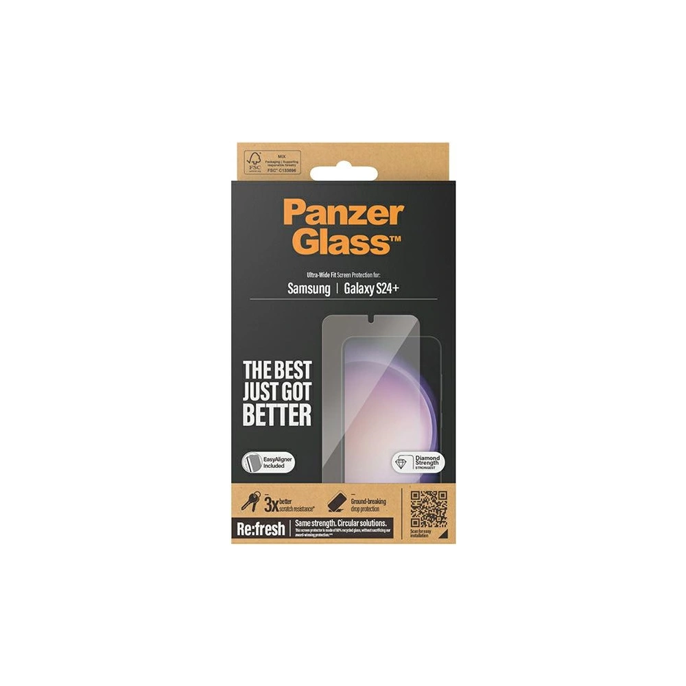 Szkło hartowane PanzerGlass Ultra-Wide Fit Samsung Galaxy S24+ Plus