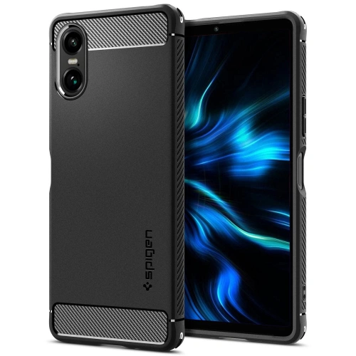 Kup Etui Spigen Rugged Armor Sony Xperia 10 VI Matná černá - SPN3412 - {ean13} - Sklep Home Screen
