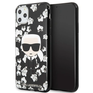 Buy Karl Lagerfeld KLHCN65FLFBBK iPhone 11 Pro Max black Flower Ikonik Karl - KLD169BLK - {ean13} - Home Screen Store Europe