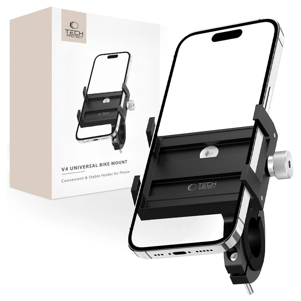 Uchwyt rowerowy Tech-Protect V4 Universal Bike Mount Black