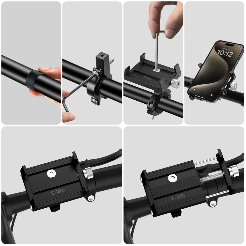 Uchwyt rowerowy Tech-Protect V4 Universal Bike Mount Black