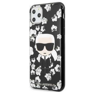 Buy Karl Lagerfeld KLHCN65FLFBBK iPhone 11 Pro Max black Flower Ikonik Karl - KLD169BLK - {ean13} - Home Screen Store Europe