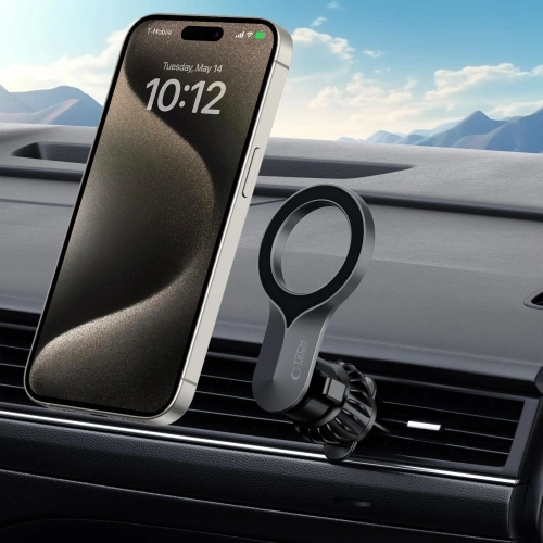 Kup Uchwyt pentru mașină pentru grilă Tech-Protect N55 Magnetic MagSafe Vent Car Mount Negru - THP2801 - {ean13} - Sklep Home Screen
