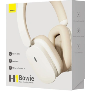 Kup Vezeték nélküli fejhallgató Baseus Bowie H1 Bluetooth 5.2 ANC fehér - BSU4892 - {ean13} - Sklep Home Screen