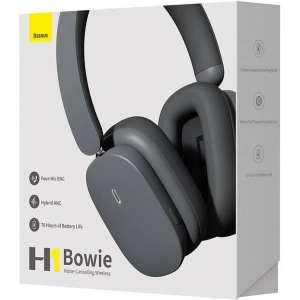 Kup Vezeték nélküli fejhallgató Baseus Bowie H1 Bluetooth 5.2 ANC szürke - BSU4893 - {ean13} - Sklep Home Screen