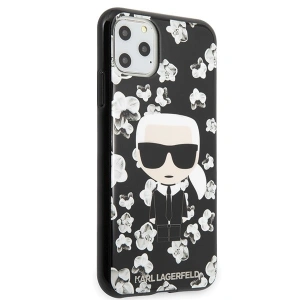 Buy Karl Lagerfeld KLHCN65FLFBBK iPhone 11 Pro Max black Flower Ikonik Karl - KLD169BLK - {ean13} - Home Screen Store Europe