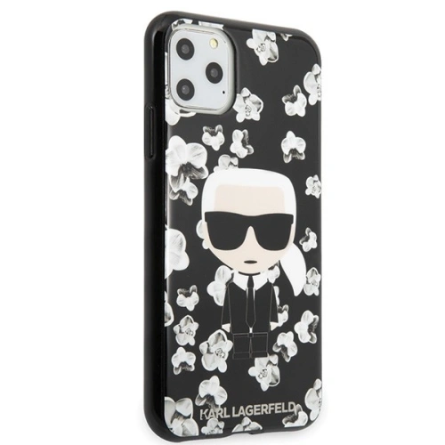 Kup Karl Lagerfeld KLHCN65FLFBBK iPhone 11 Pro Max černý/black Flower Ikonik Karl - KLD169BLK - {ean13} - Sklep Home Screen