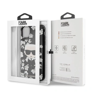 Kup Karl Lagerfeld KLHCN65FLFBBK iPhone 11 Pro Max negru/black Flower Ikonik Karl - KLD169BLK - {ean13} - Sklep Home Screen