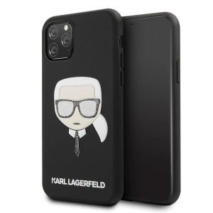 Buy Karl Lagerfeld KLHCN65GLBK iPhone 11 Pro Max black Iconik Embossed & Glitter - KLD170BLK - {ean13} - Home Screen Store Europe