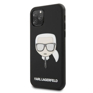 Buy Karl Lagerfeld KLHCN65GLBK iPhone 11 Pro Max black Iconik Embossed & Glitter - KLD170BLK - {ean13} - Home Screen Store Europe