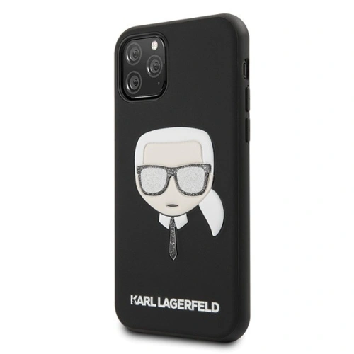 Kup Karl Lagerfeld KLHCN65GLBK iPhone 11 Pro Max czarny/black Iconik Embossed & Glitter - KLD170BLK - {ean13} - Sklep Home Screen